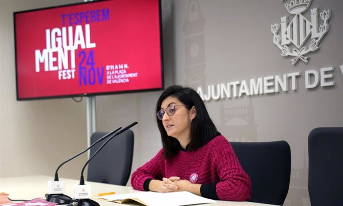 La concejala de Pueblos en Valncia y también edil de Igualdad y Políticas de Género y LGTBI en la ciudad, Lucía Beamud.