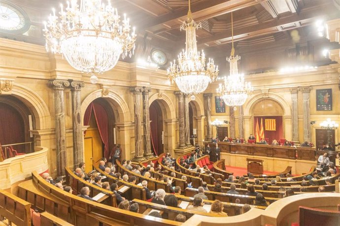 El pleno del Parlament, a 24 de noviembre de 2022.