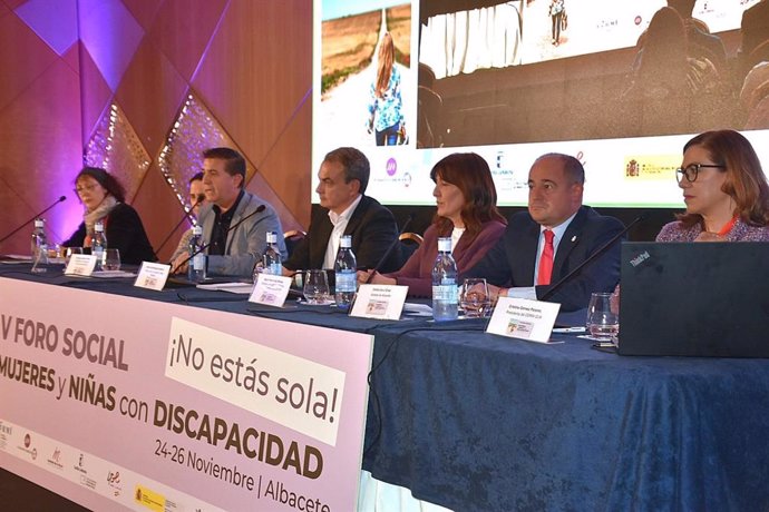 Inauguración del V Foro Social Mujeres y Niñas con Discapacidad en Albacete