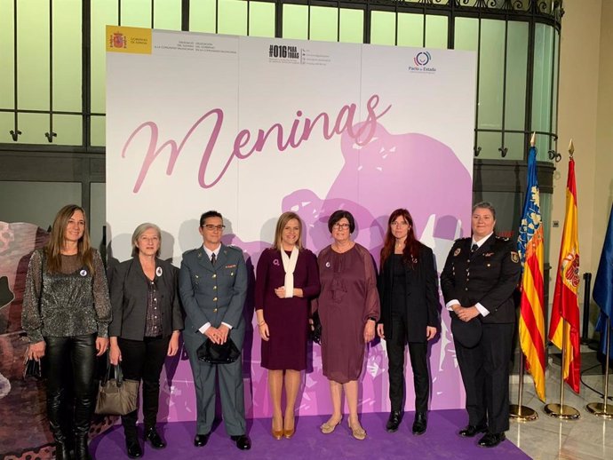 La Delegación del Gobierno en la Comunitat Valenciana entrega los VIII reconocimientos Meninas con los que pone en valor a las personas e instituciones que han incorporado estrategias y proyectos para combatir la violencia contra las mujeres