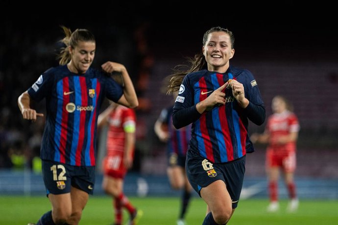 La jugadora del FC Barcelona Claudia Pina