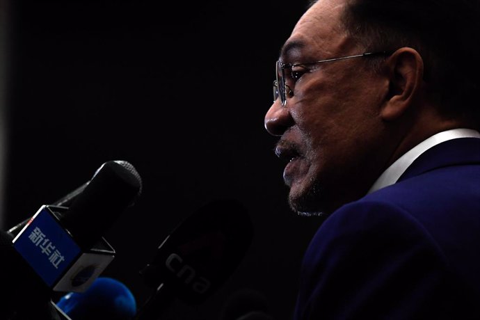 Archivo - El primer ministro de Malasia, Anwar Ibrahim