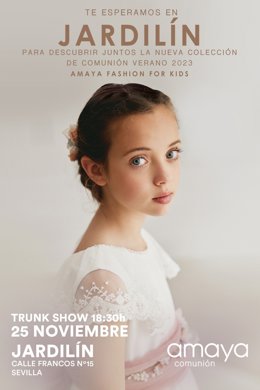 La calle Francos de Sevilla y el interior de la boutique acogerán la pasarela de Comunión a partir de las 18,30 horas.