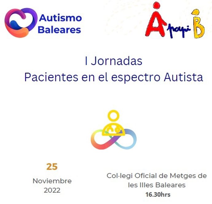 Cartel de las I Jornadas Pacientes en el espectro Autista.