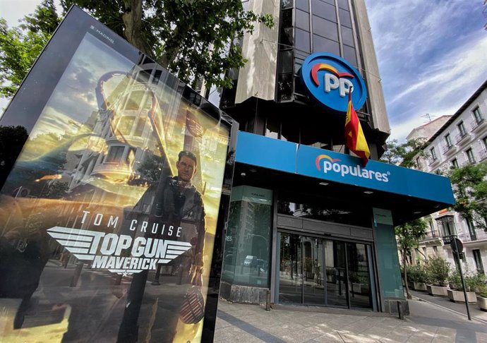 Archivo - Sede nacional del Partido Popular en la calle Génova.