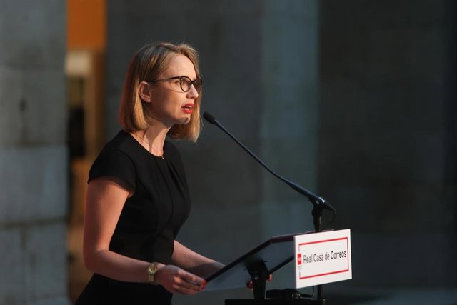 Archivo - La portavoz de Unidas Podemos (UP) en la Asamblea de Madrid, Carolina Alonso. Archivo.