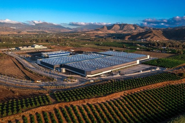Instalaciones de Glaciarr en el Parque logístico de Fahala de Cártama, en Málaga
