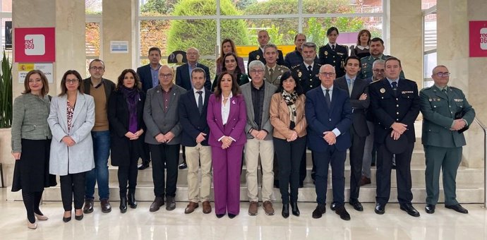 Asistentes al acto organizado por la Subdelegación por el 25N.