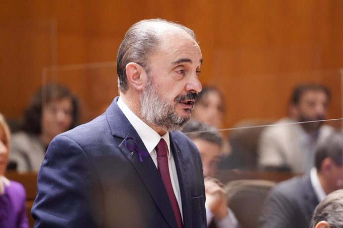 El presidente del Gobierno de Aragón, Javier Lambán.