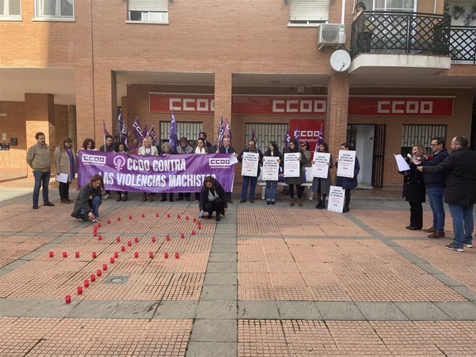 CCOO Extremadura celebra un acto con motivo del Día Internacional de la Eliminación de la Violencia contra la Mujer
