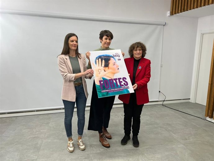 Presentación de la campaña del BNG por el 25 de noviembre de 2022, con el lema 'Fortes'