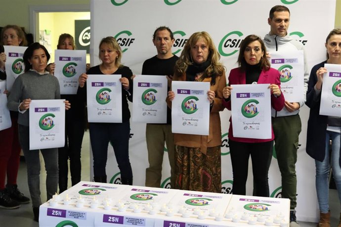 Acto en la sede de CSIF