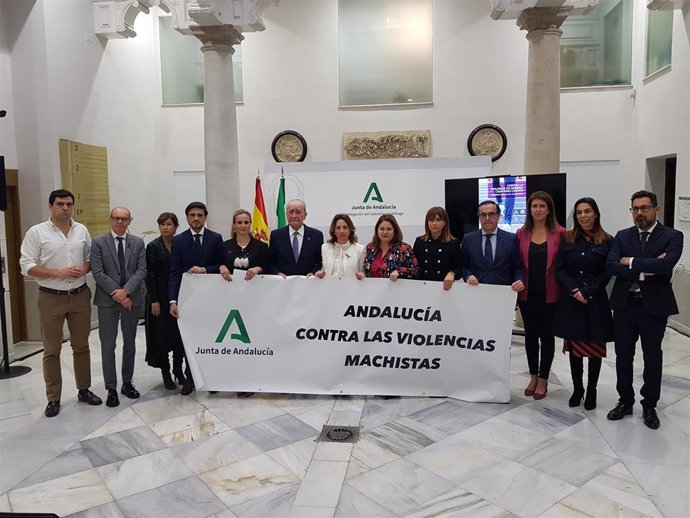 Acto institucional del Gobierno andaluz en Málaga con motivo del  Día Internacional de la Eliminación de la Violencia contra las Mujeres
