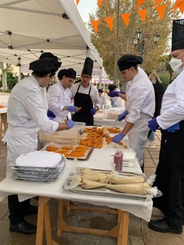 Participación del alumnado de la Escuela La Laguna en la Fiesta del Ochío