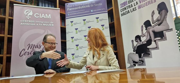 Convenio entre el Ayuntamiento y el Colegio de Farmacéuticos en materia de violencia de género.