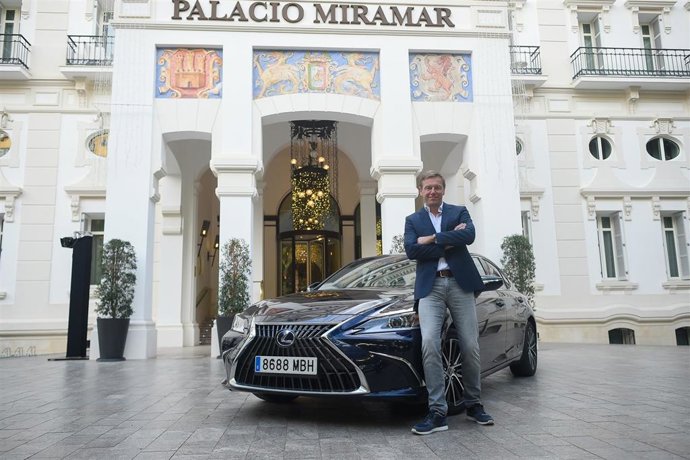 El vicepresidente a cargo de Lexus Europa, Pascal Ruch, en el Hotel Miramar de Málaga.