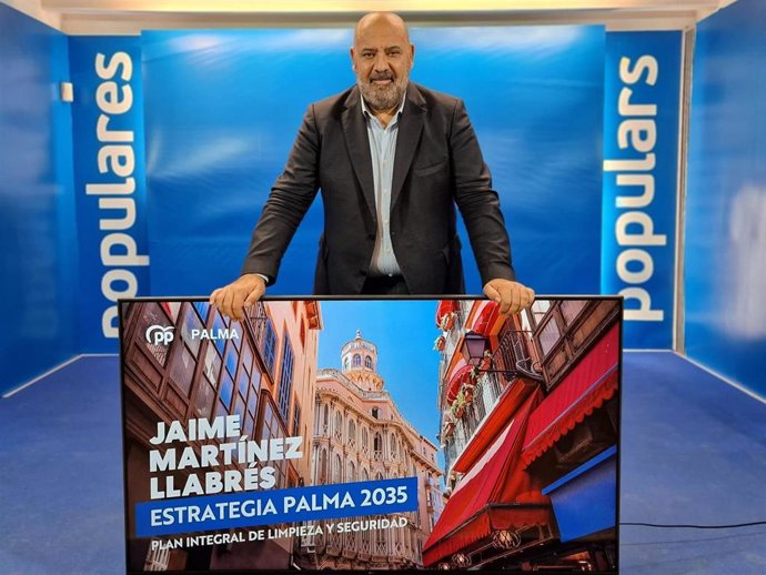 El presidente del PP de Palma, Jaime Martínez.