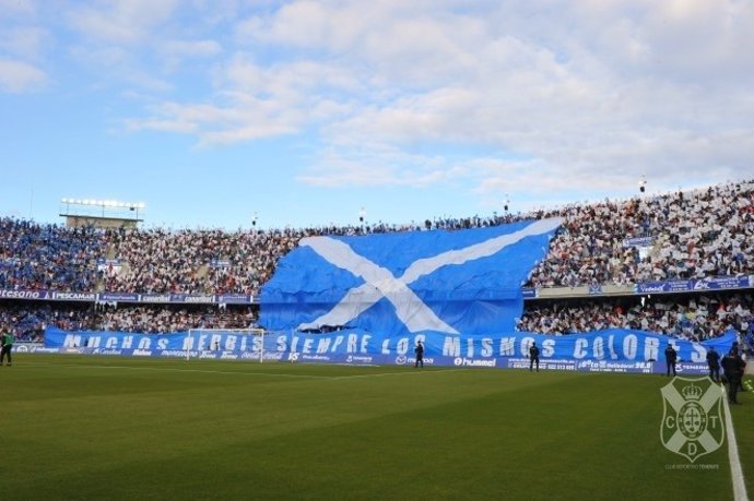 Archivo - ESTADIO HELIODORO RODRÍGUEZ LÓPEZ ANTES DEL ENCUENTRO CD TENERIFE - UD LAS PALMAS