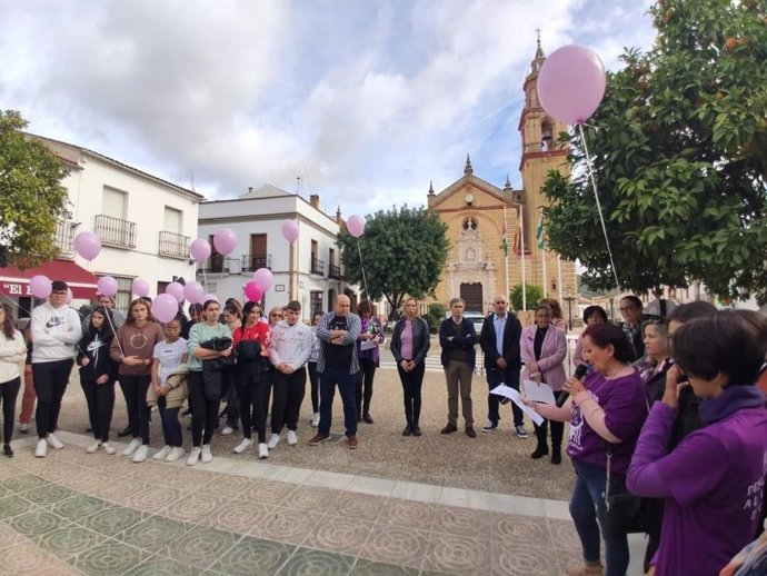 Acto de la Diputación de Cádiz contra la violencia de género en Algodonales