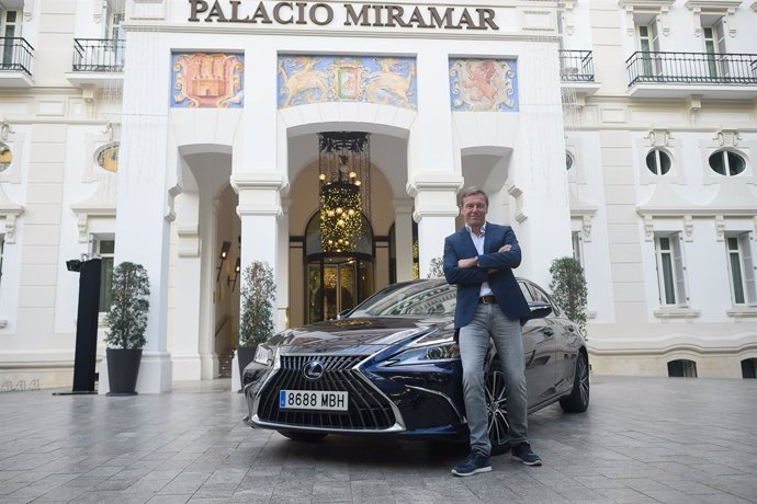 El vicepresidente a cargo de Lexus Europa, Pascal Ruch, en el Hotel Miramar de Málaga.