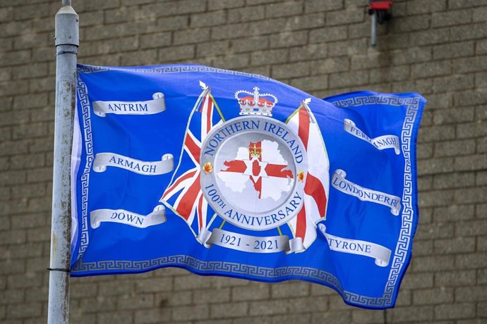 Archivo - Bandera de Irlanda del Norte