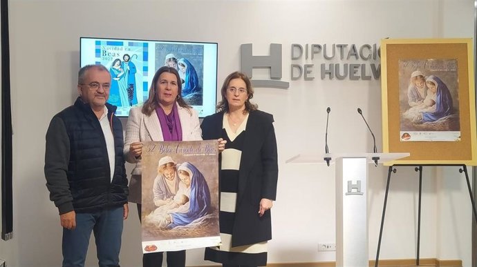 Presentados en Diputación programa y cartel de las actividades de Navidad en Beas.