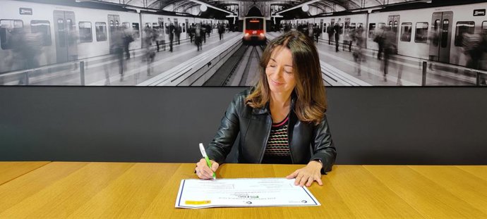 Archivo - L'expresidenta d'FGC Marta Subir