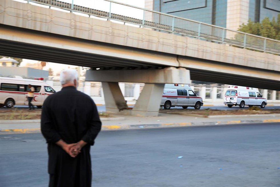 Imagen de archivo del servicio de la Media Luna Roja en Irak