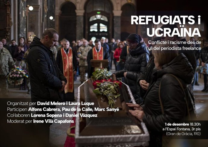 Cartel de la exposición, con una imagen de Lorena Sopna