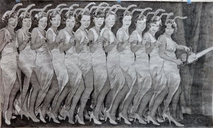 La vida de las termitas es una ilustración de Javier Saez.