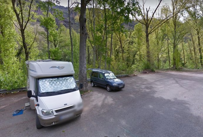 Archivo - Imagen del parking de la playa de Cuenca en Google Street View