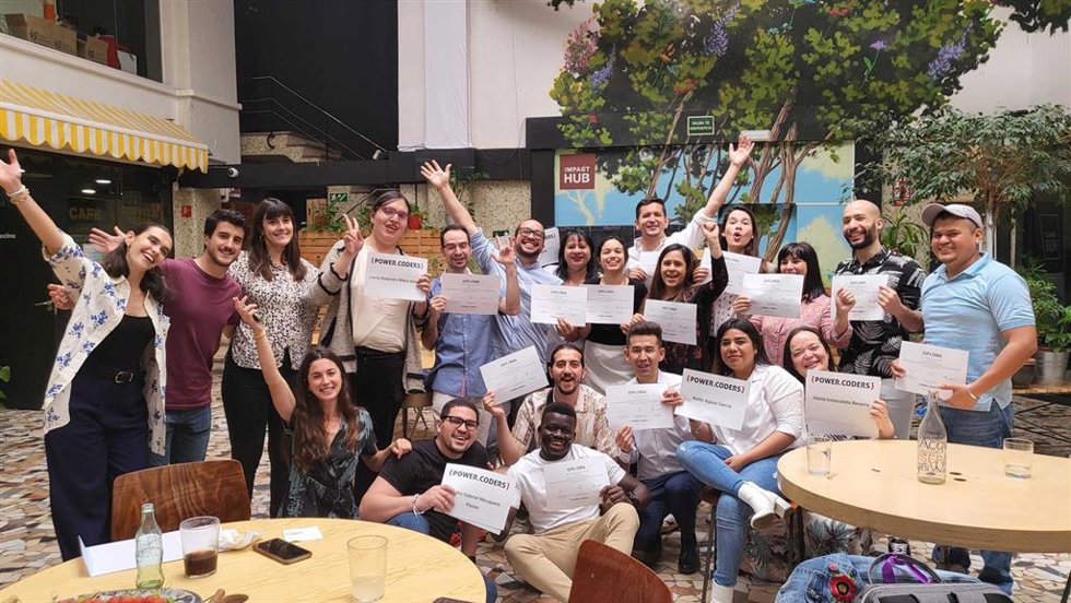 Participantes en la primera edición de Powercoders