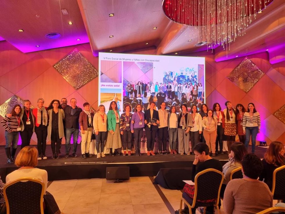 Entrega del premio cermi.Es 2022 en la categoría Fundación Cermi Mujeres-Acción a Concepción Díaz Robledo