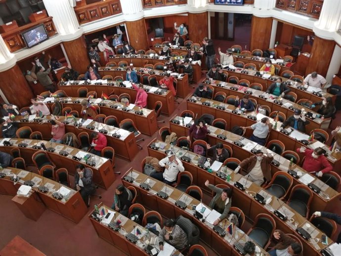 Archivo - La Cámara de Diputados de Bolivia.