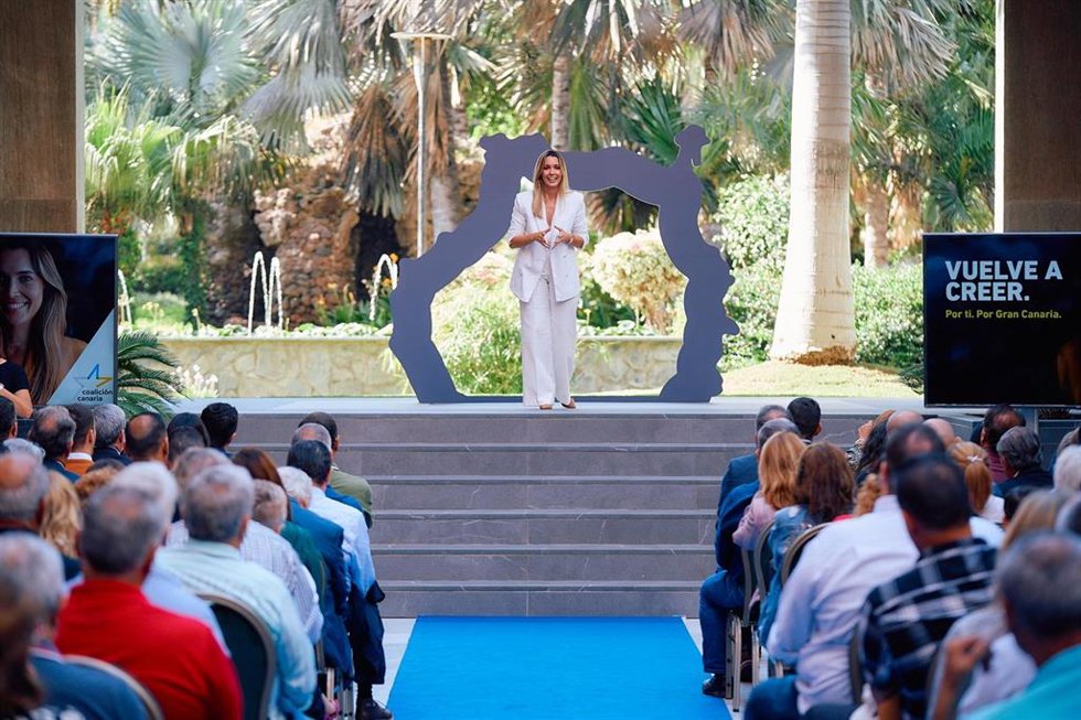 María Fernández, diputada nacional y candidata de Coalición Canaria a la Presidencia del Cabildo de Gran Canaria