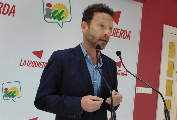 El diputado de IU en la Diputación de Huelva, David F. Calderón, en una imagen de archivo.