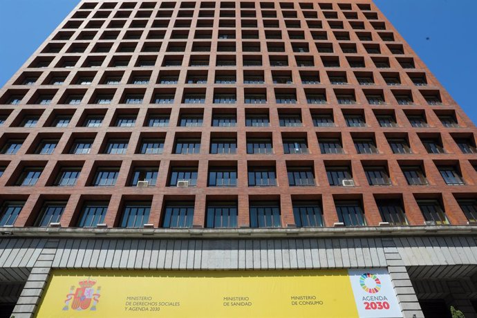 Archivo - Edificio del Ministerio de Sanidad, a 27 de julio de 2022, en Madrid (España). El Ministerio de Sanidad estudia la financiación de Libmeldy, el único medicamento existente contra la leucodistrofia, una enfermedad genética considerada rara que 