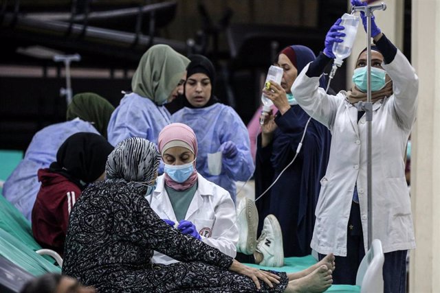 Pacientes de cólera en Líbano 