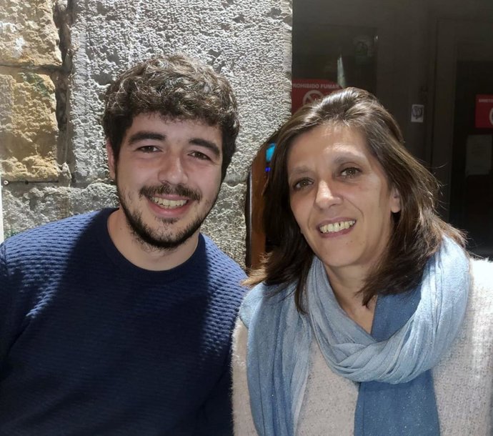 Miguel Garrido y Marisol de la Nava, elegidos por Independientes de Navarra para formar parte de la candidatura de Contigo Navarra al Parlamento foral.
