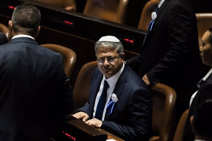 El líder ultraderechista Itamar Ben Gvir, del partido Otzma Yehudi