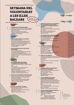 El Govern celebra la Semana del Voluntariado con todo un calendario de actividades en las cuatro islas