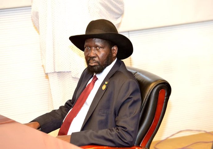 Archivo - Salva Kiir, presidente de Sudán del Sur