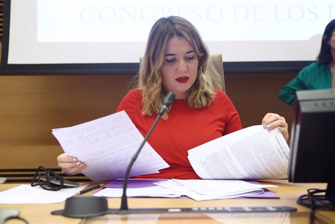Archivo - La secretaria de Estado de Igualdad y contra la Violencia de Género, Ángela Rodríguez, comparece en la Comisión de Igualdad, en el Congreso de los Diputados, a 5 de octubre de 2022, en Madrid 