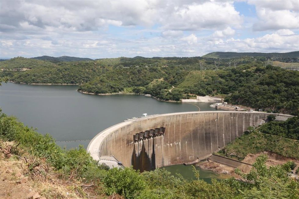 Imagen de archivo de la presa de Kariba, entre Zambia y Zimbabue
