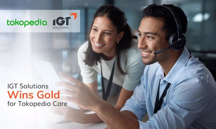 COMUNICADO: IGT Solutions Wins Gold for Tokopedia Care