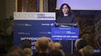 Ayuso reitera que recurrirá el impuesto a los ricos, un "duro golpe" a Madrid que dejará "menos crecimiento y más paro"