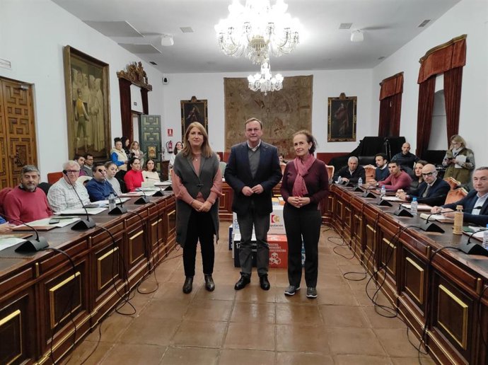 Palomares en la inauguración del II Encuentro de Dinamización de las Vías Verdes de Córdoba.