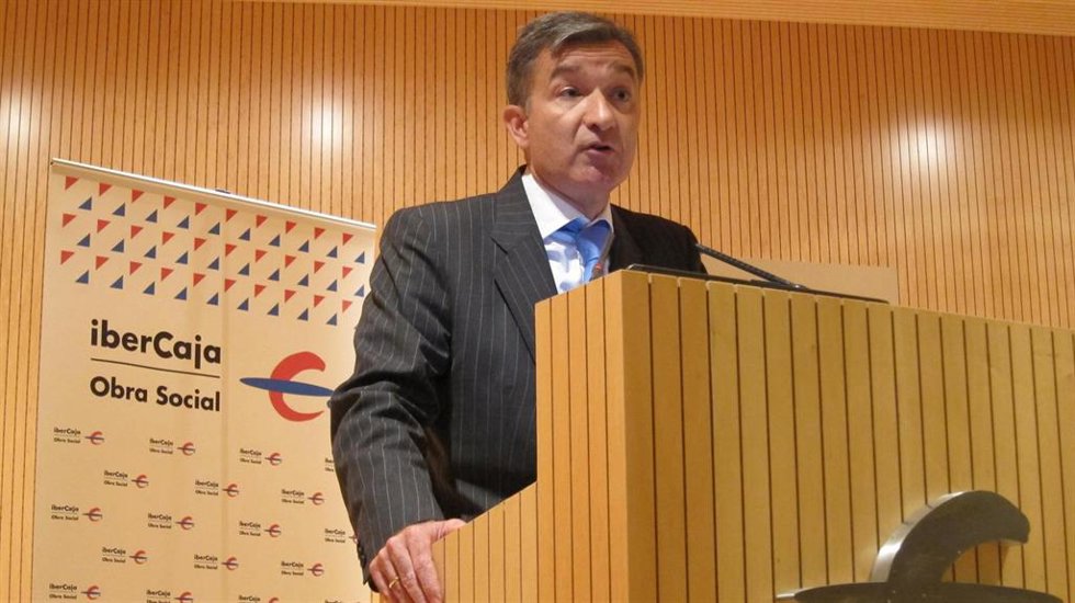 Archivo - El consejero delegado de Ibercaja, Víctor Iglesias