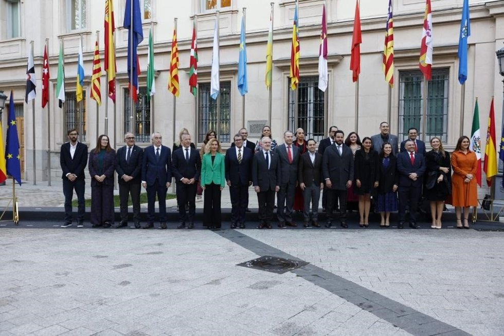 La presidenta del Congreso, Meritxell Batet, y el presidente del Senado, Ander Gil, participan en la inauguración de la XVI Reunión Interparlamentaria España-México.