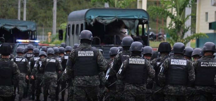 Despliegue de la Policía Militar de Honduras